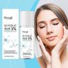 Gentle Brightening Facial Exfoliating Essence with Glycolic Acid & Aloe Vera for Hydration & Skin Renewal