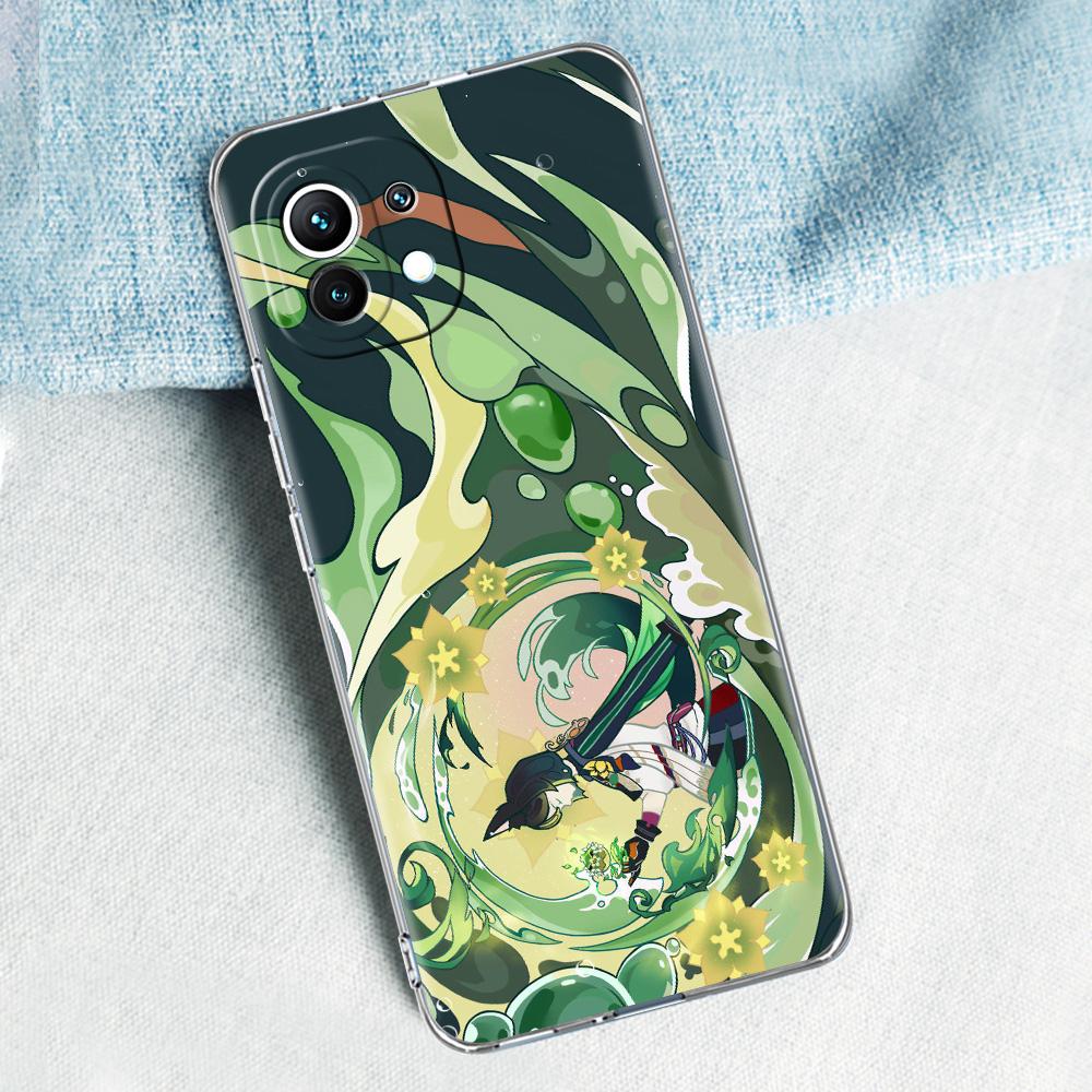Genshin Impact Tighnari For Poco X5 X3 NFC F5 F4 F3 M3 Phone Case For Xiaomi 12T 12 13 Lite 11 Ultra Mi 10T 5G 11X Pro Cover