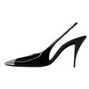 Fashion Eilyken 6CM 9CM Thin High Heels Women Pumps 2025 Spring Patent Leather Mules Shoes Sexy Party Prom Slip-On Sandals