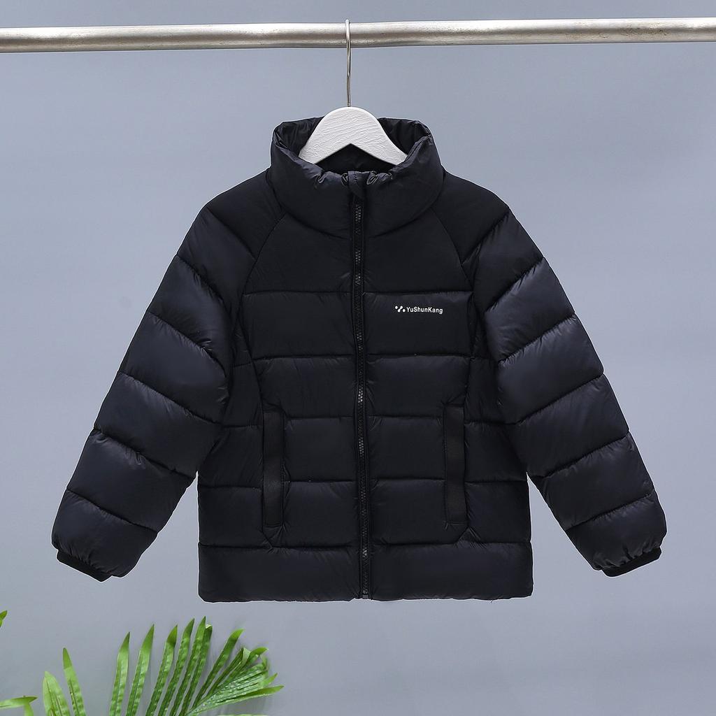 Girls' Down Jackets: Lightweight Stand-Collar Down Jackets for Fall/Winter; Boys' Warm Duck Down Jackets