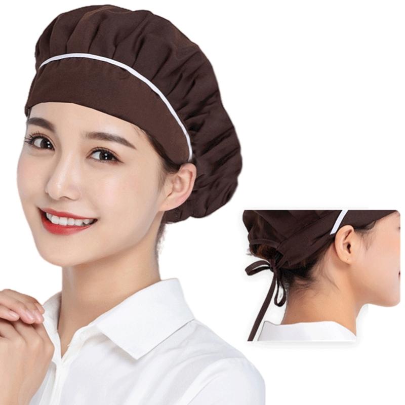 Adjustable Chefs Hat Kitchen Caps Bakers Hat Cooking Caps Reusable Cook Caps for Baking Party Cooking
