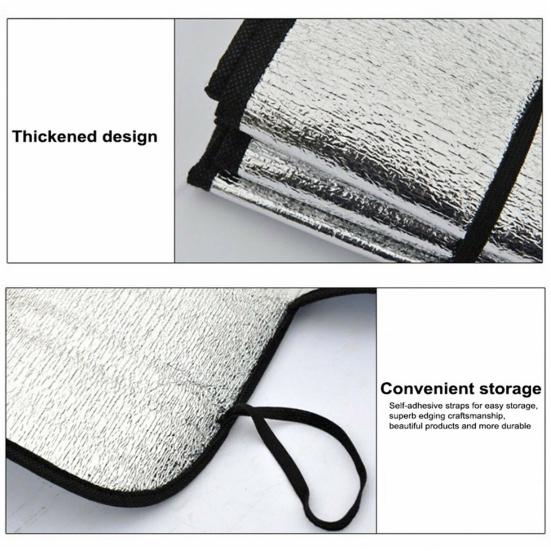 Universal Double Ears Snow Frost Car Windshield Sunshade Block Cover Protector