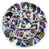Giyu Tomioka Waterproof Stickers: 50 High-Definition Demon Slayer Characters for Journals and Stationery