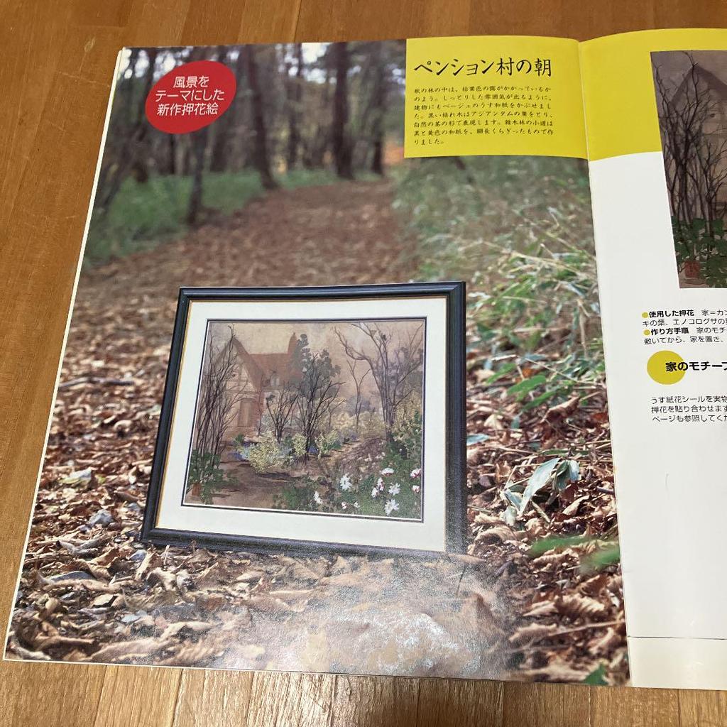 [USED] My Flower Painting Travel Technique Book for Yoshiko Yasunaga's Pressed Flower Works Collection