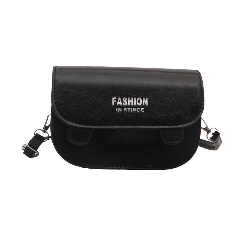 Minimalist Trendy Small Square Bag With Letter Print In Fashionable Options Color