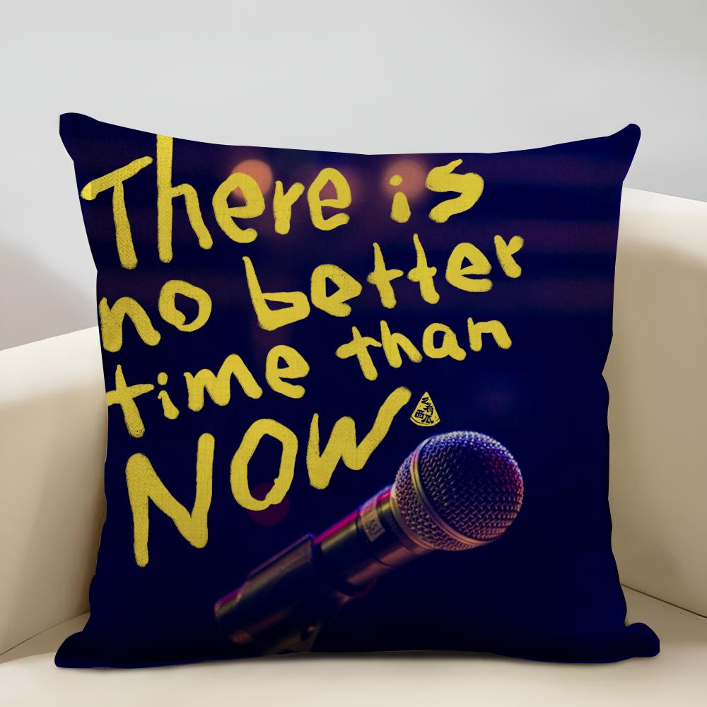 Classic lines Cushion Cover Household Decoration Linen Sofa Cushion Cover: Skin-Friendly & Breathable with Invisible Zipper