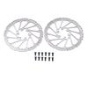Bike Disc Brake Set Sensitive Front Rear Power Cut Off Hydraulic Brake Kit for Electric Scooter