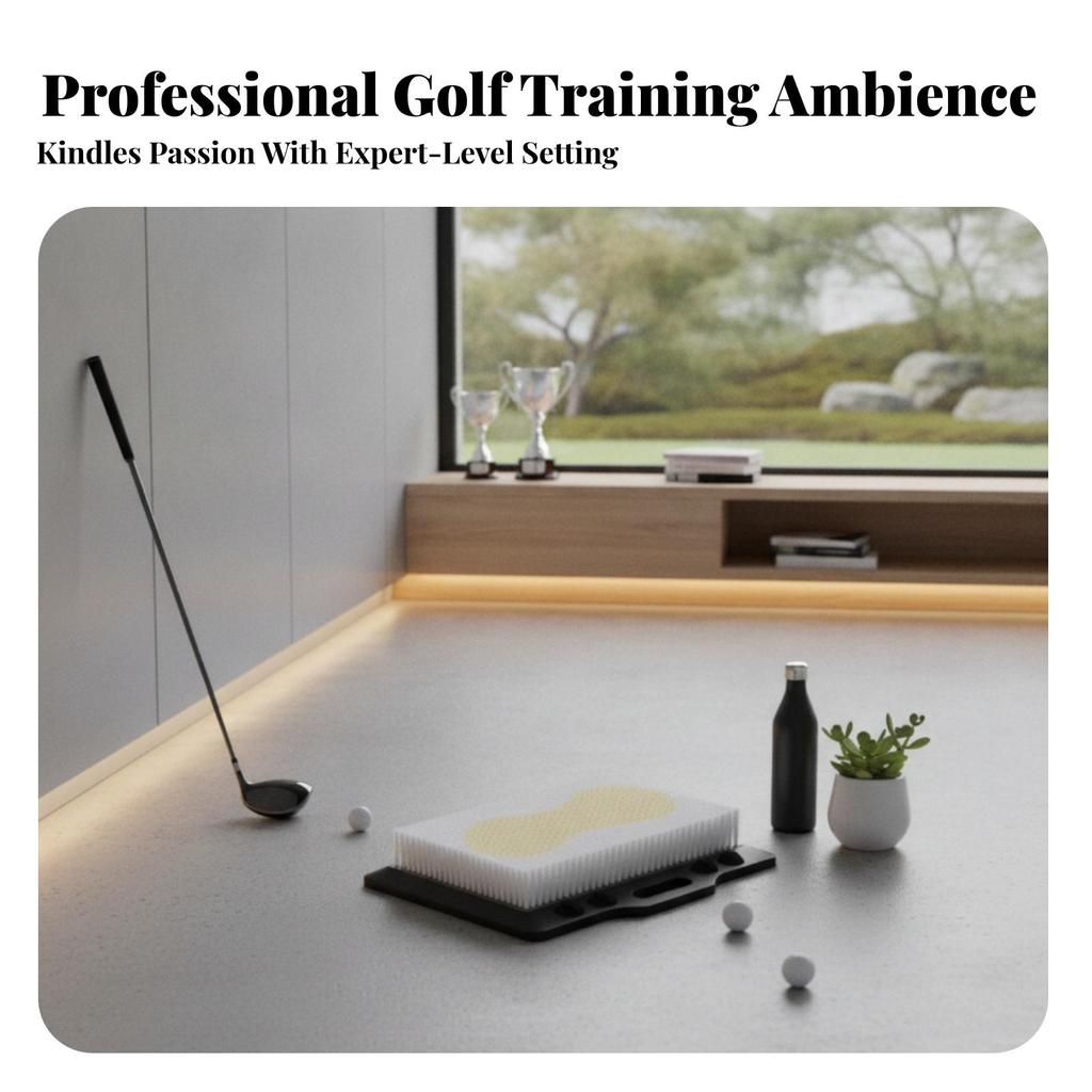 Non-Slip Portable Sand Bunker Simulator Mat Training Pad