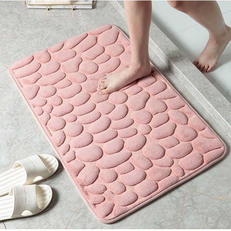 Non Slip Mat Bathroom Bath Mat Cobblestone Embossed Mat In Bathtub Floor Rug Shower Room Doormat Memory Foam Cobblestone Mat