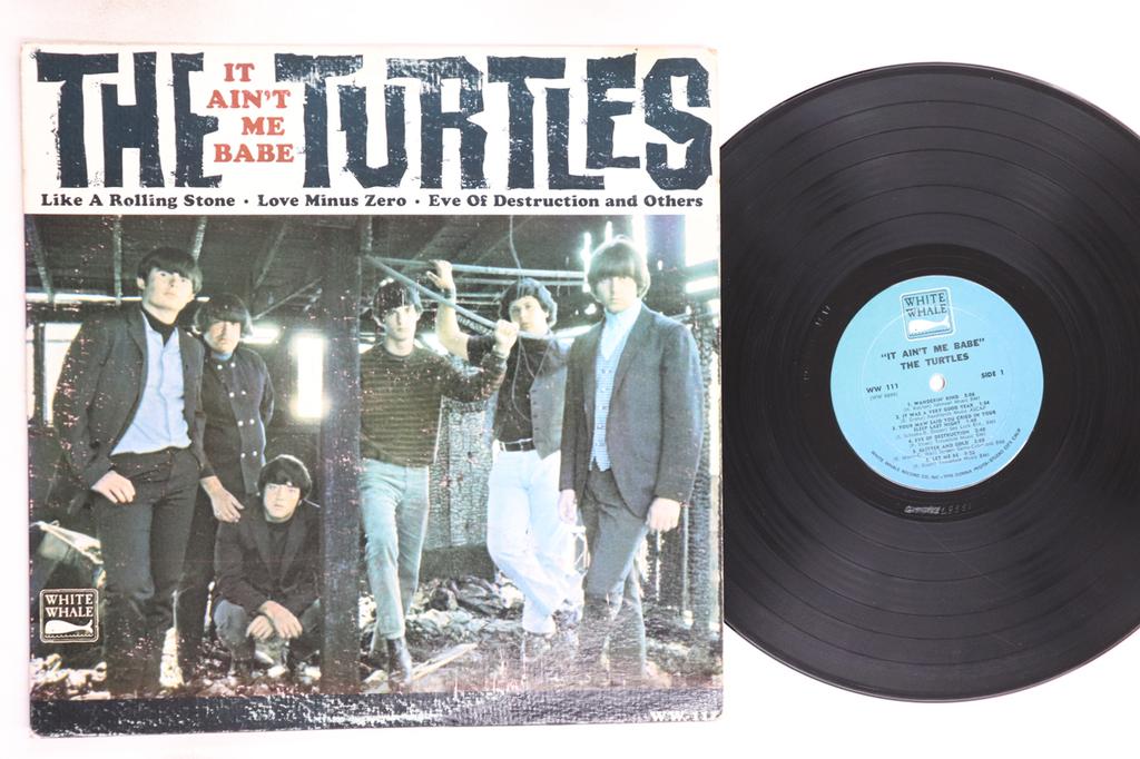 LP Record TURTLES  It Aint Me Babe WW111 WHITE WHALE 1965 US Rock Used
