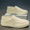Summer Men Canvas Shoes Espadrilles Breathable Casual Shoes Men Loafers Comfortable Ultralight Lazy Boat Shoes Big Size 46