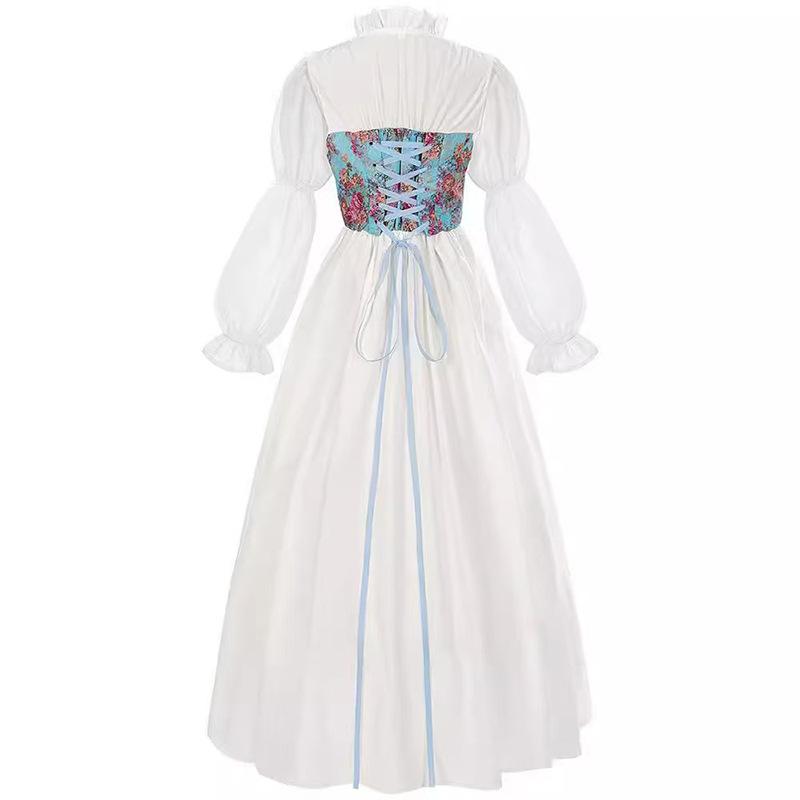Cosplay Renaissance Dress Women's Medieval Costume Victorian Pirate Dress Fairy Witch