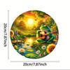Frog Pond Guitarist Metal Sign Wall Decor for Bar Cafe Garden