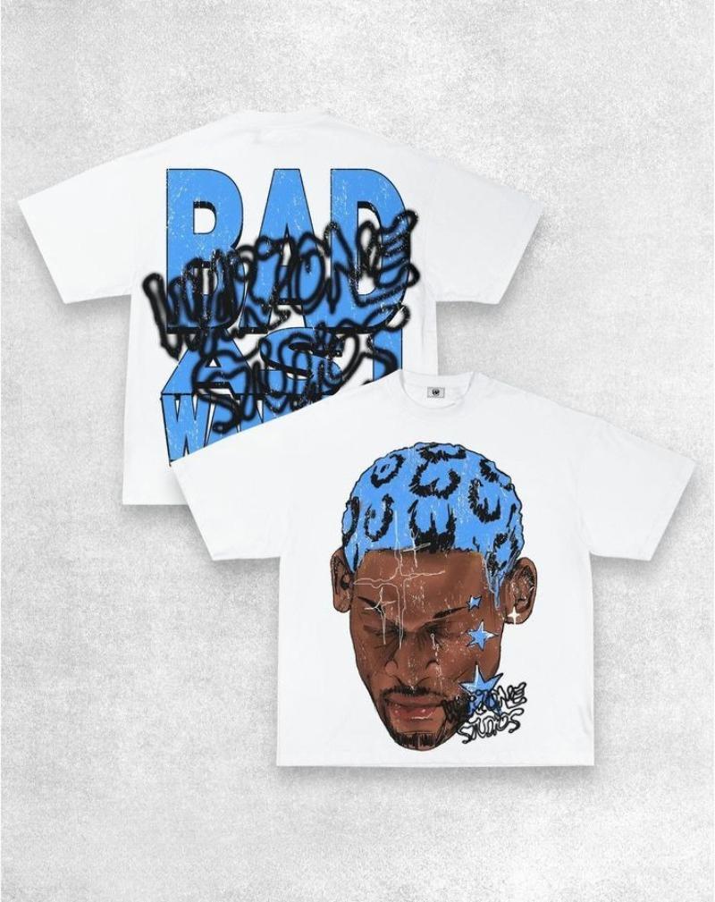 

American Loose Top Double-Sided Y2K Fashion Casual Logo Print Y2k Top Alphabet Print Street Harajuku Casual Oversized tops S