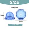 10pcs DIY Flower Bead Caps Transparent Keychain Pendant New Petal Charms Beads  Earring Jewelry
