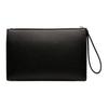 Bally Mythos Palladium Metal Zipper Closure Recycled Leather And Recycled Cowhide Clutch Men Clutch Black 6308766