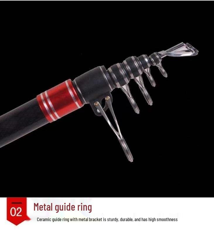 Wędzisko do wędkarstwa morskiego z włókna węglowego do dalekich rzutów - Twardy i wytrzymały sprzęt wędkarski