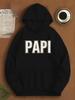 PAPI in Large Letters JPH-9 Plus Size Unisex Hooded Sweatshirt, PLUS SIZE