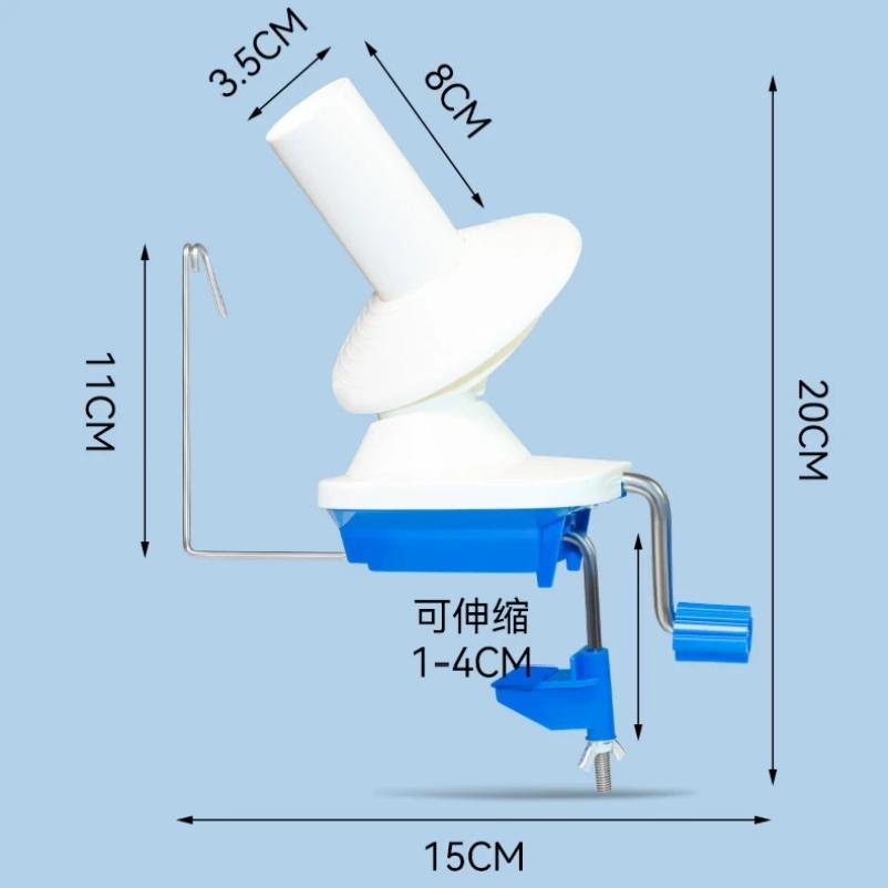 Manual yarn spinning and winding machine, small yarn ball sorting and winding machine