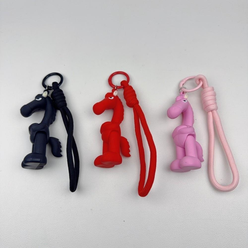 Chinese Style New Year Pendant Cartoon Zodiac Key Ring Car Keychain  New Year Festival