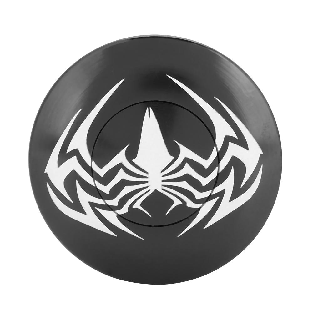 Siyah Örümcek Deseni Yuvarlak Dağ Bisikleti Gidon Boğazı Üst Kapağı Bisiklet Furş Takımı (Örümcek)