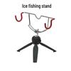 Oeny Foldable Double-Head Ice Fishing Rod Holder