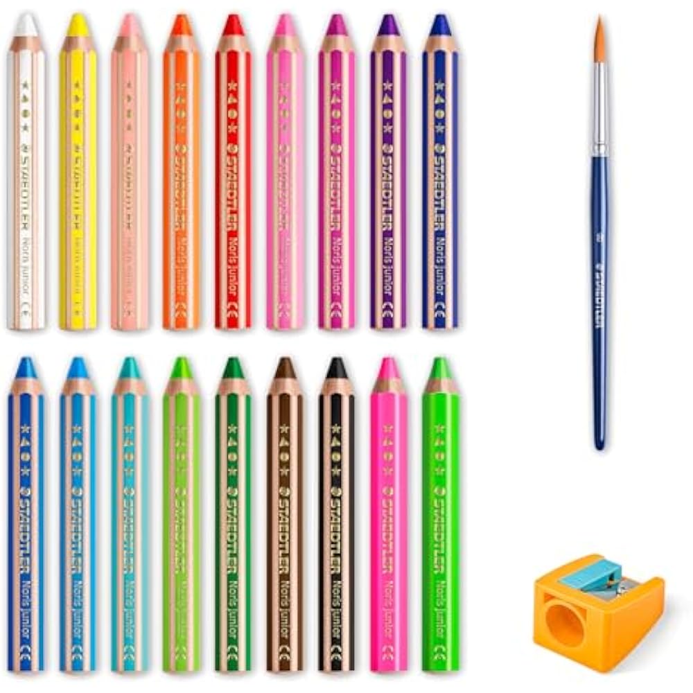 STAEDTLER (STAEDTLER) Colored Pencils Norris Junior 18 Color Watercolor Pencils 140 C18