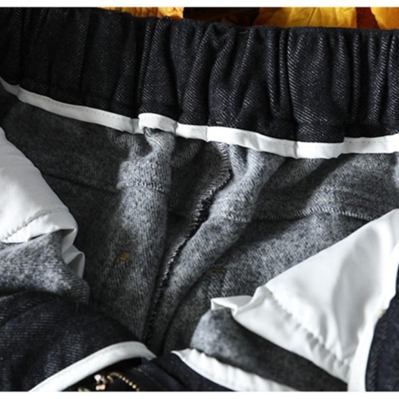 Johnature Cowboy Loose Casual Elasticated Waist Retro Harem Pants Washing Vintage Fashion Chinese Style Casual Personality Pants