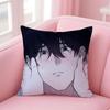 Federa Cuscino Anime Giapponese Romantico BL Virtual Strangers Tessuto Morbido Amico della Pelle Cerniera a Scomparsa