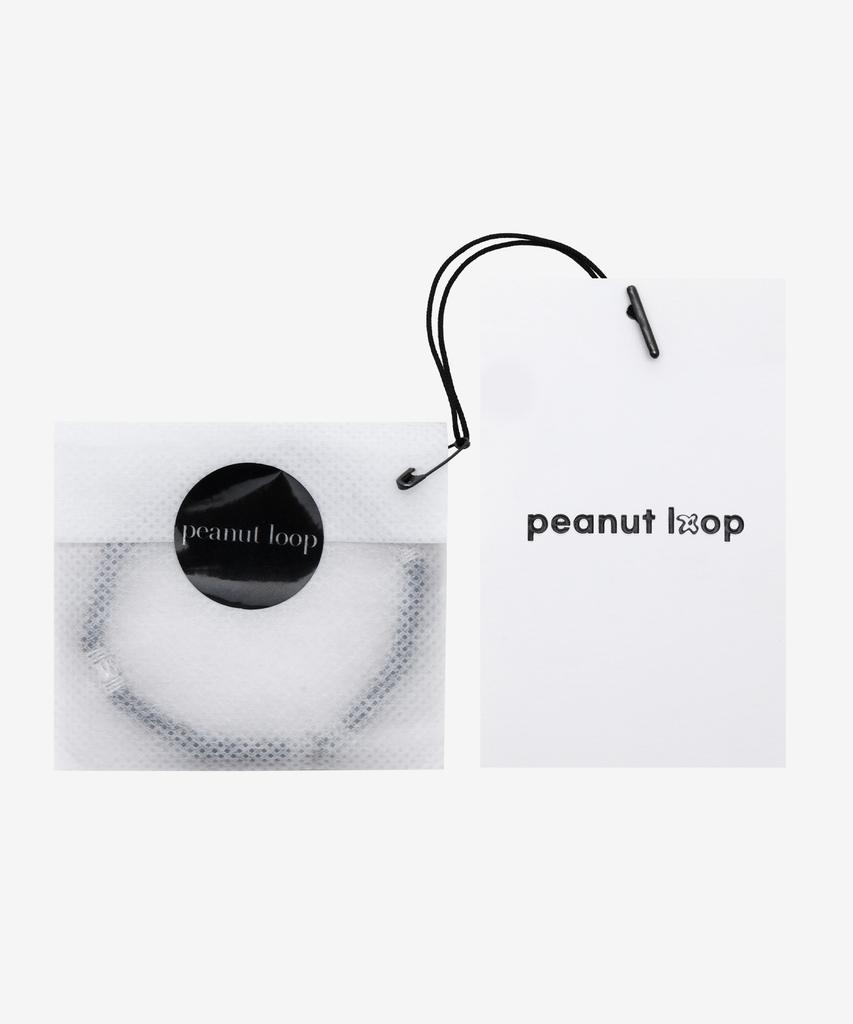 Peanut Loop Basalt Jasper Bracelet Black