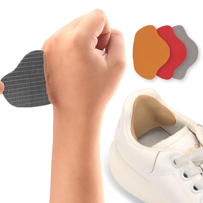 Heel Repair Subsidy Sticky Shoes Hole Sneakers Insoles Patch Heel Pads Anti-Wear Heels Sticker Protector Foot Care 4Pcs/12Pcs