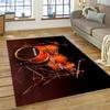 Drum Kit Music Instruments Drum Set Carpet Rug for Home Living Room Bedroom Sofa Doormat Decor,kids Area Rug Non-slip Floor Mat