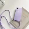 Náhrdelník Crossbody Popruh Šňůrka Silikonové Pouzdro Pro OPPO A80 5g A3 Pro 5g Globální CPH2639 Měkký Lanyard Zadní Kryt Fundas