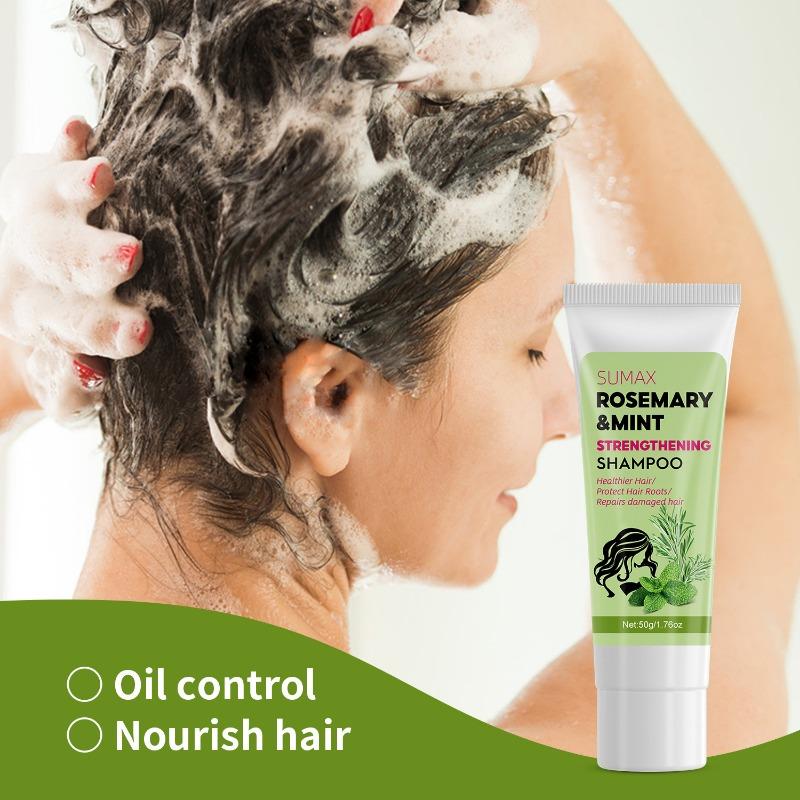Le shampooing amélioré au romarin et à la menthe 50 g est doux et lisse, améliorant l'agitation