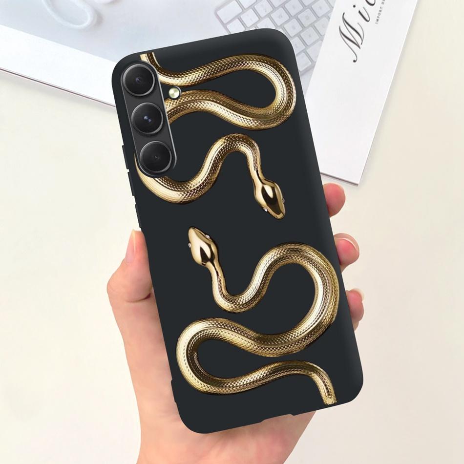For Samsung Galaxy A55 Phone Case Samsung A55 5G SM-A556B Fashion Moon Pattern Soft Silicon Back Cover