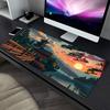 Ancient Temple Mouse Pad Cute Xxl Gaming Mousepad Rubber Base With Stitched Edge NonSlip Desk Pad Computer Desk Accessories