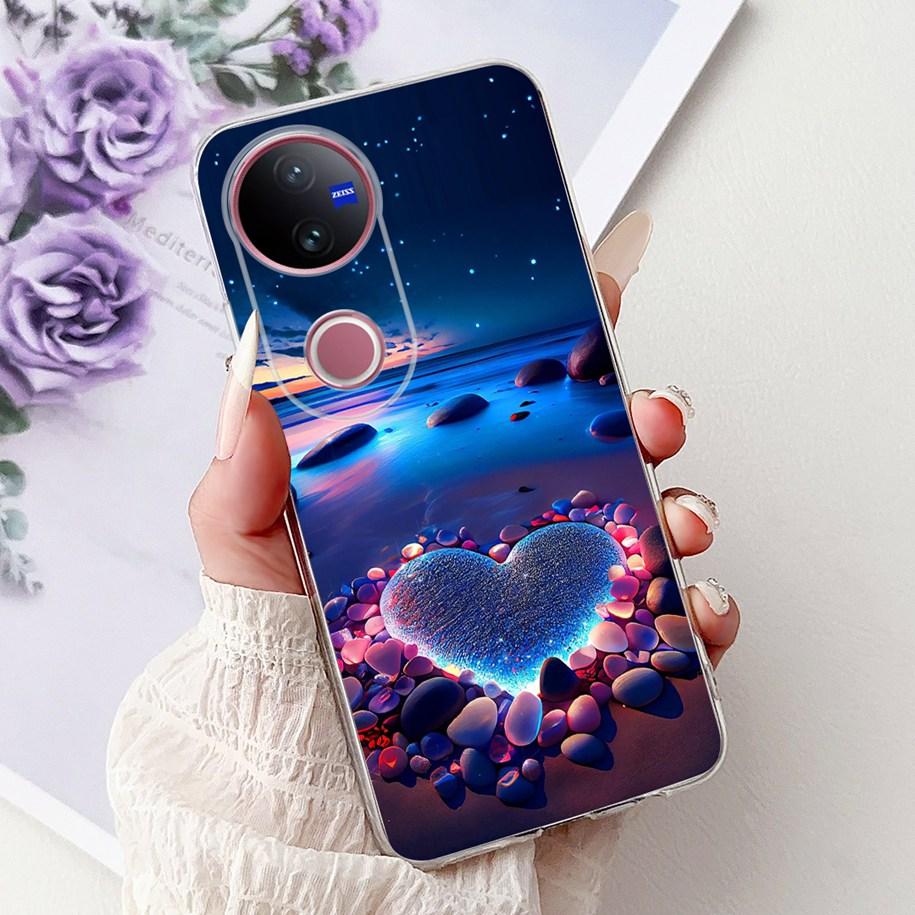 For Vivo V50 Case V2427 Phone Case 2025 New Fashion Butterfly Silicone Soft Cover For Vivo V50 Lite VivoV50 5G Shockproof Bumper