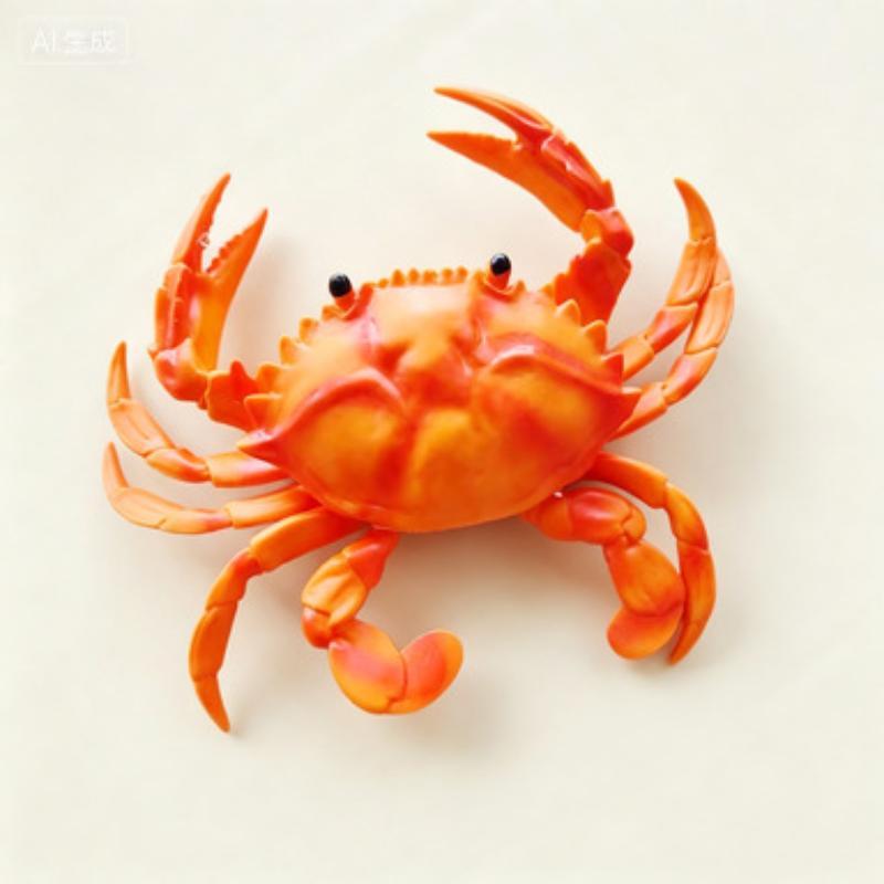 Non Toxic Soft Pvc Squeaky Crab Lobster Toy Realistic Sound For Kids Bath Time Pretend Play