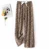 Breathable Sleepwear Ankle-Length Pants Thin Loungewear Home Pajama Pants Sleeping Trousers Spring