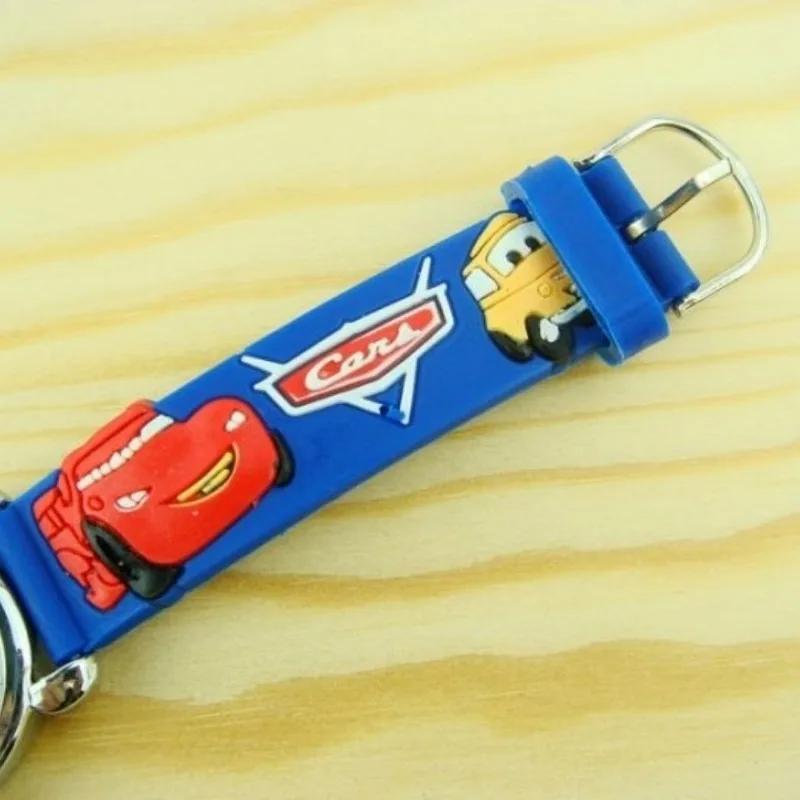 Disney Lightning McQueen Animation Cartoon Cute Children's Electronic Watch Creative Personality Kawaii 3d Racing Watch Toy Gift