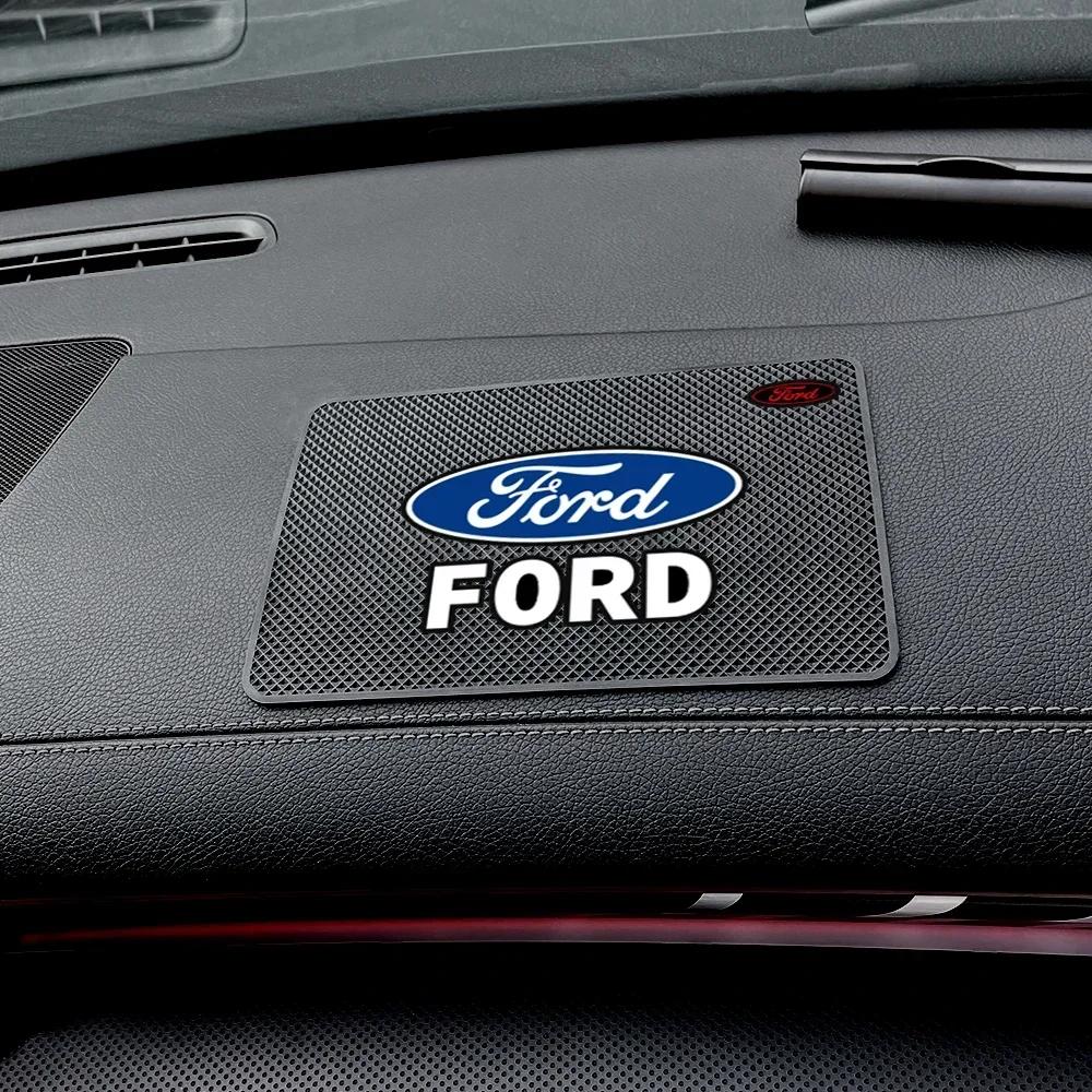 Neuer 2026 Autoaufkleber Neuer 2025 Heißer 1 Stück Auto Styling Anti-Rutsch-Pad Armaturenbrett Handyhalter Anti-Rutsch-Matte Zubehör für Ford Focus Ra