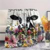 1PC Custom Name Cow Flowers Art Patterned Flannel Blanket Suitable For All Seasons for Home Decor Warmth and Comfort Gifts Holiday Present_lx