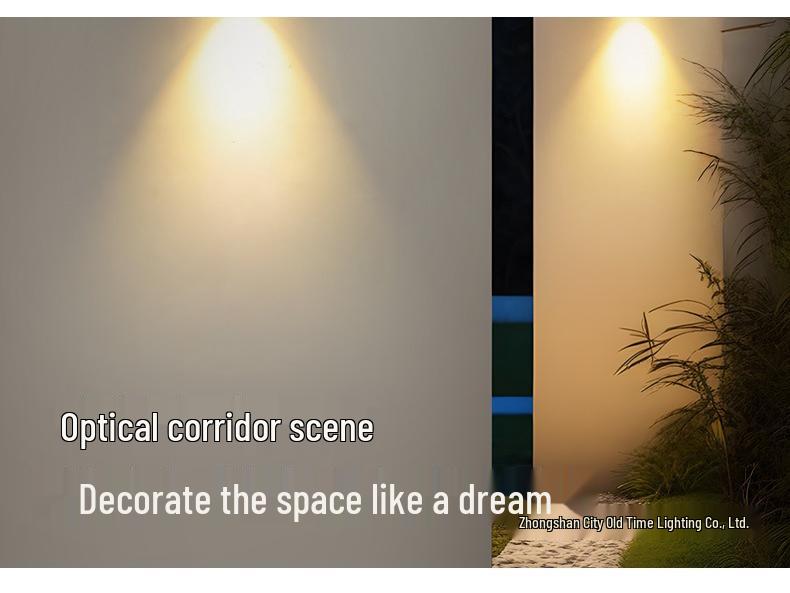 Yellow Dongshi Stone Wall Lamp: Up/Down Villa, Hotel, Bedroom Mood Spotlight