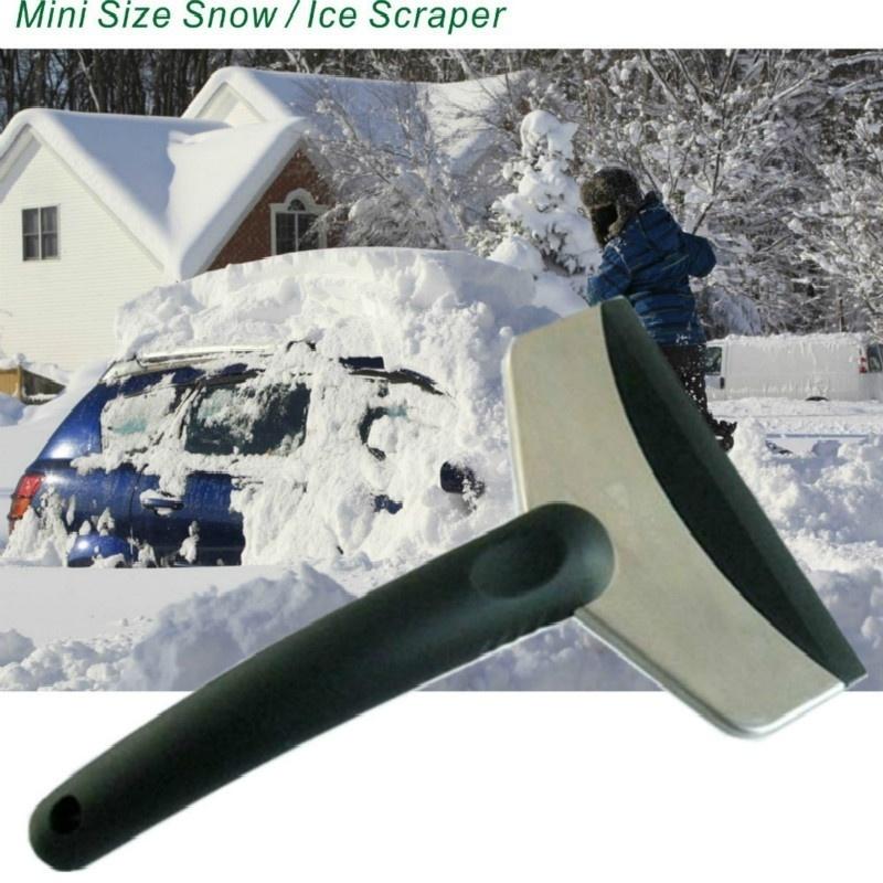 Mini Raschiaghiaccio Portatile, SENZA Foro all'Estremità del Manico, Pala Ghiaccio/Neve, Pulisce Veloce & Pulito, Un Recom
