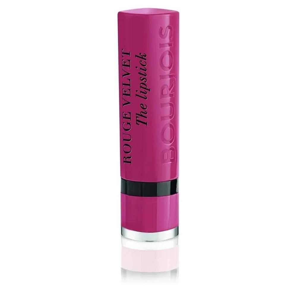 Bourjois 03 Hip Pink Chic Pink Velvet Lipstick 2.4g Bourjois Rouge Velvet The Lipstick Bullet Lipstick 3