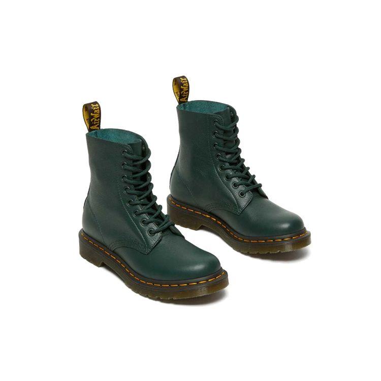 Dr. Martens 1460 Pascal Virginia Impermeabili Resistenti Stivaletti Corti Stivali Donna Verde Muschio 26902328