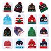 Unique Patterned Christmas Beanie Hat With Bright Led Lights For Winter Cheer