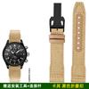20mm 21mm Men's Bracelet For IWC Mark Nylon +cowhide Leather Watch Strap Pilot Prince Bertolo Portugal Folding Buckle Watchband