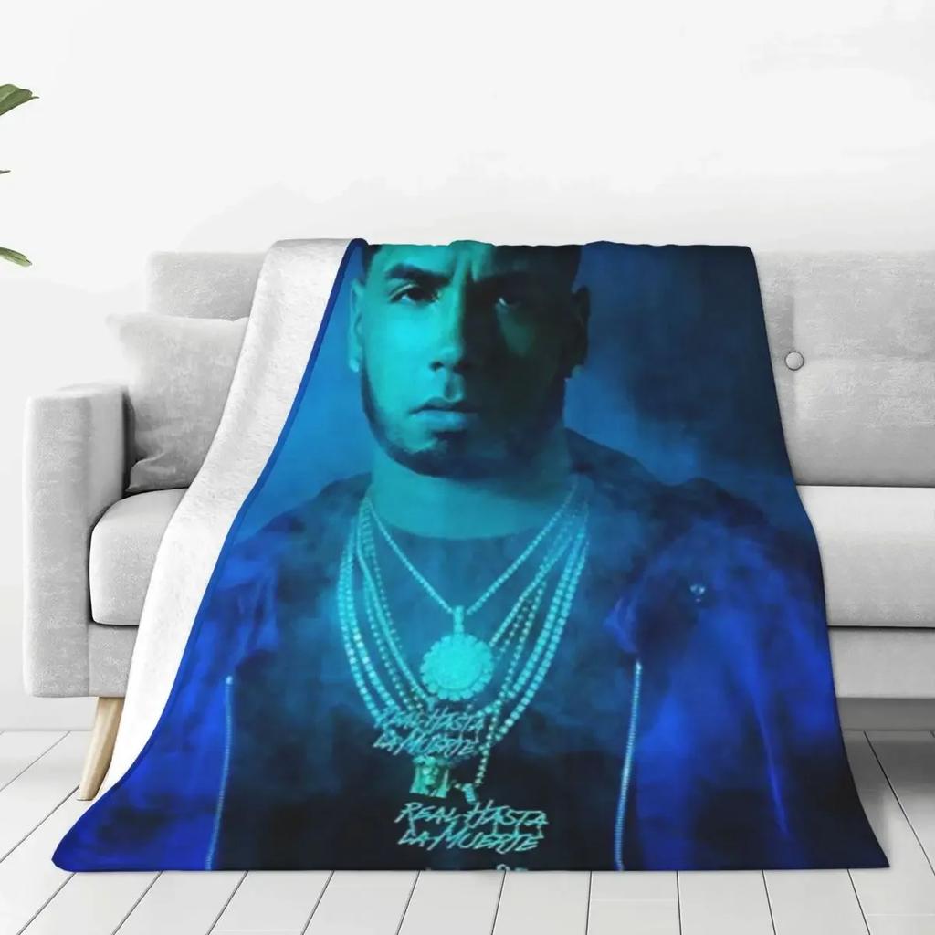 Anuel AA Blanket Singer Travelling Flannel Bedding Throws Super Soft Couch Chair Design Bedspread Gift
