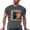 Lion of Judah T Shirt  Christian Shirt  TShirt Casual Fashion Short Sleeve Cotton TShirt